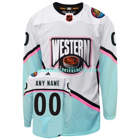 Custom 2023 All-Star Adidas Wit Authentic Shirt - Mannen